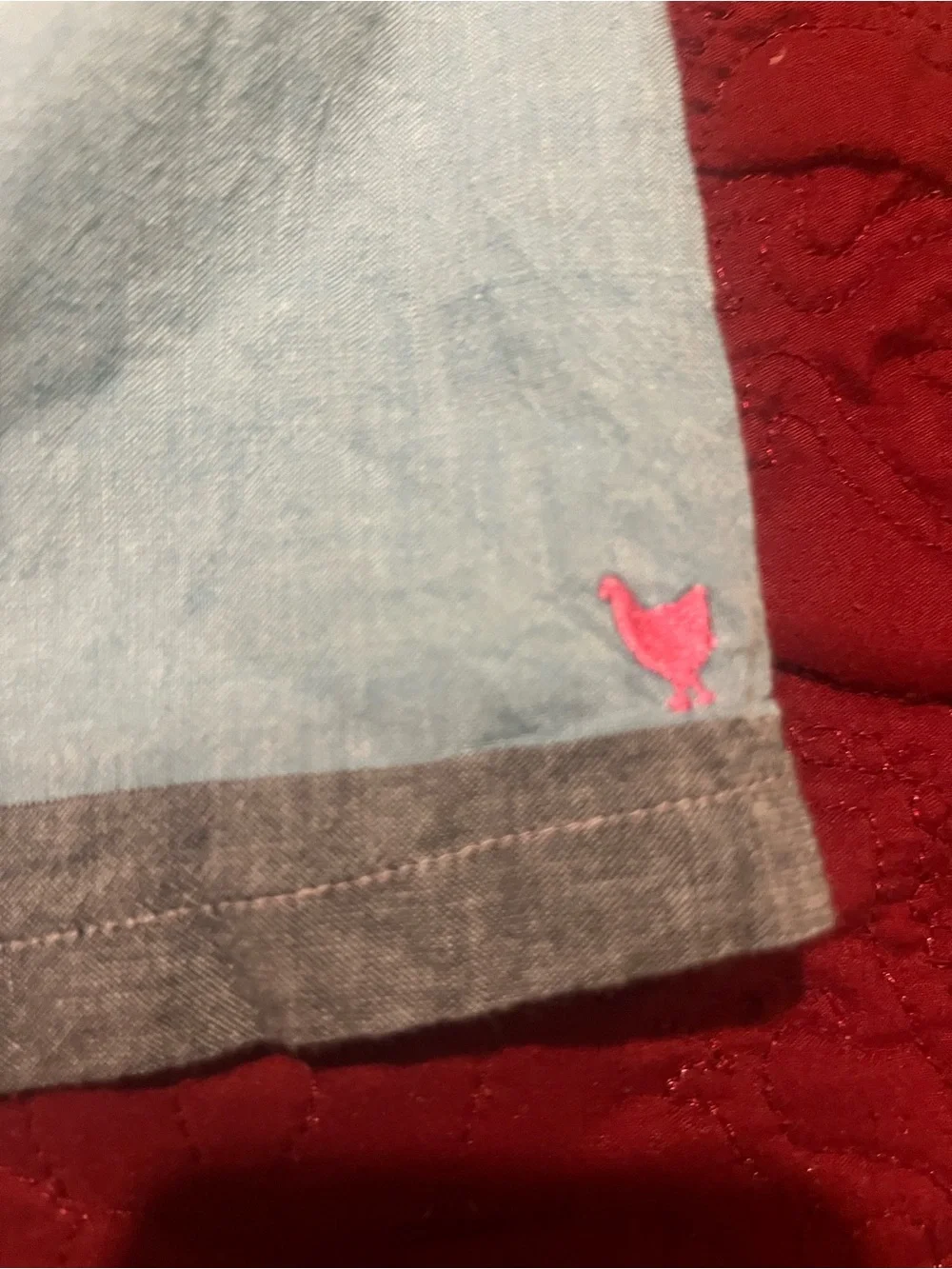 Pink Chicken New York Girls Top in Ocean Stripe